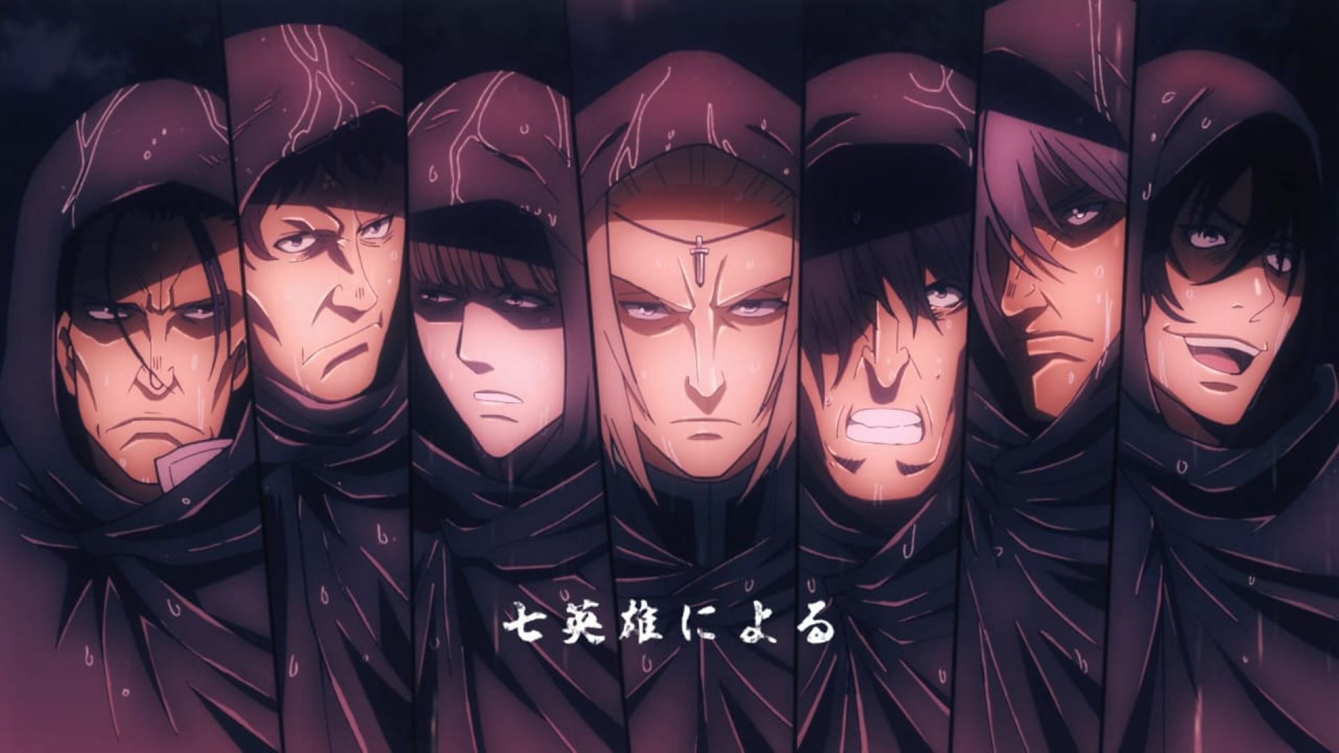 The Seven Heroes in the episode (Image via Satelite and Staple Entertainment)