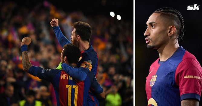Raphinha moves ahead of Lionel Messi and Neymar Jr in Barcelona's UCL record books as he shines in 2-2 draw against Atalanta