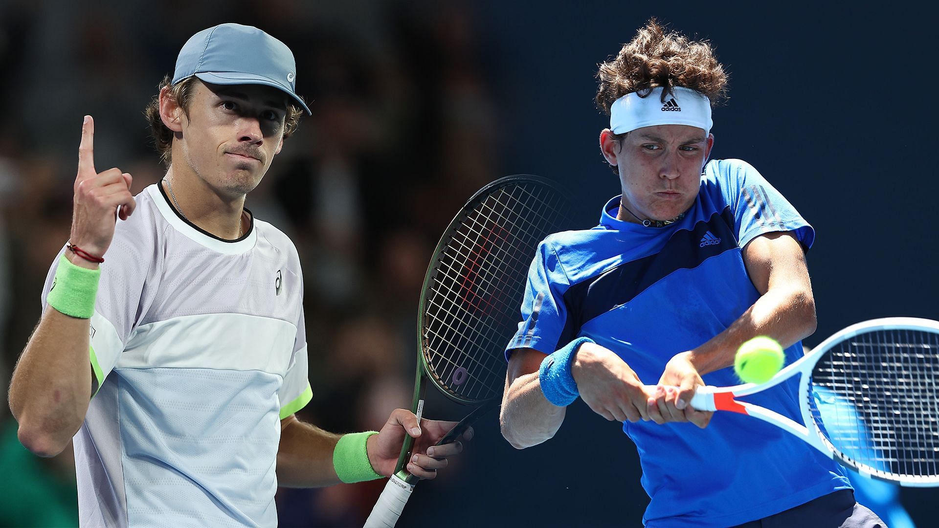 Alex de Minaur vs Tristan Boyer is one of the second-round matches at the Australian Open 2025. (Photos: Getty)