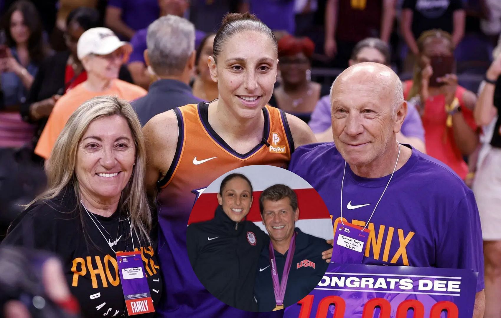 Liliana Taurasi, Mario Taurasi, Diana Taurasi, Geno Auriemma