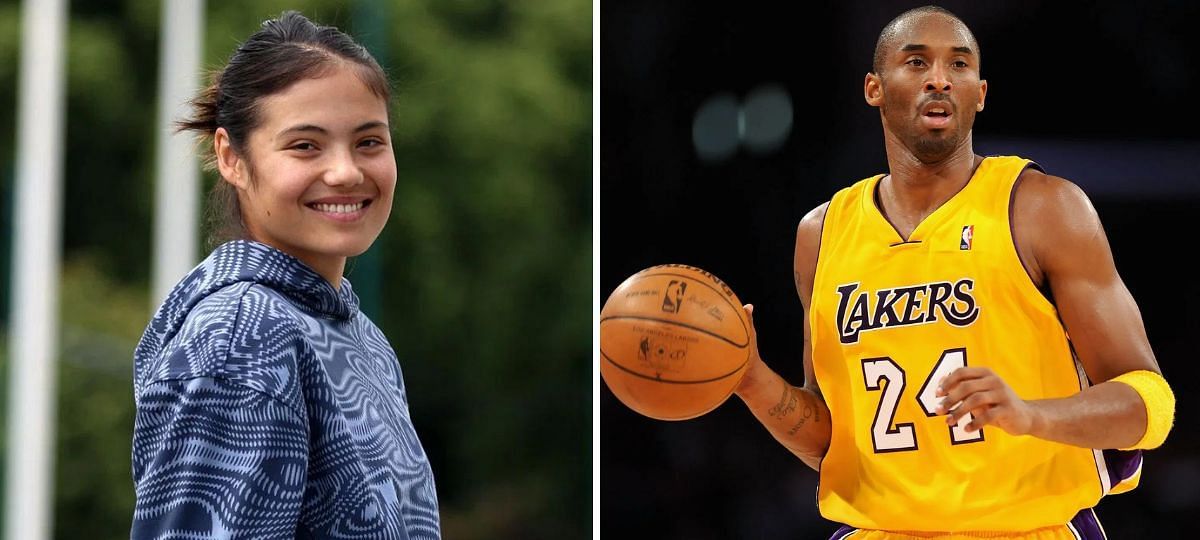 Emma Raducanu (L), Kobe Bryant (R) [Image source: Getty]