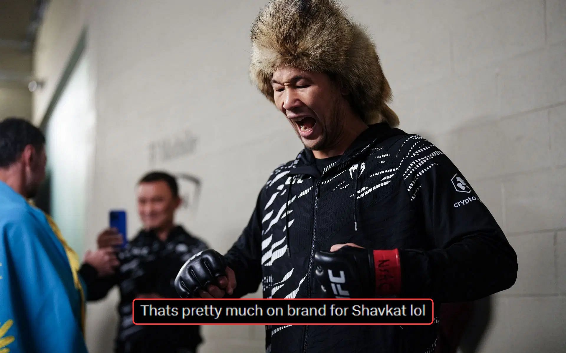 Shavkat Rakhmonov answers UFC DM about 2025 goals with one word.