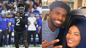 WATCH: Deion Sander's ex-wife Pilar enjoys a lavish breakfast with NFL-bound son Shedeur Sanders