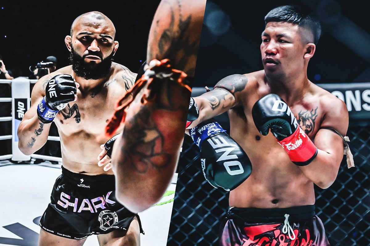 John Lineker and Rodtang Jitmuangnon - Photo by ONE Championship