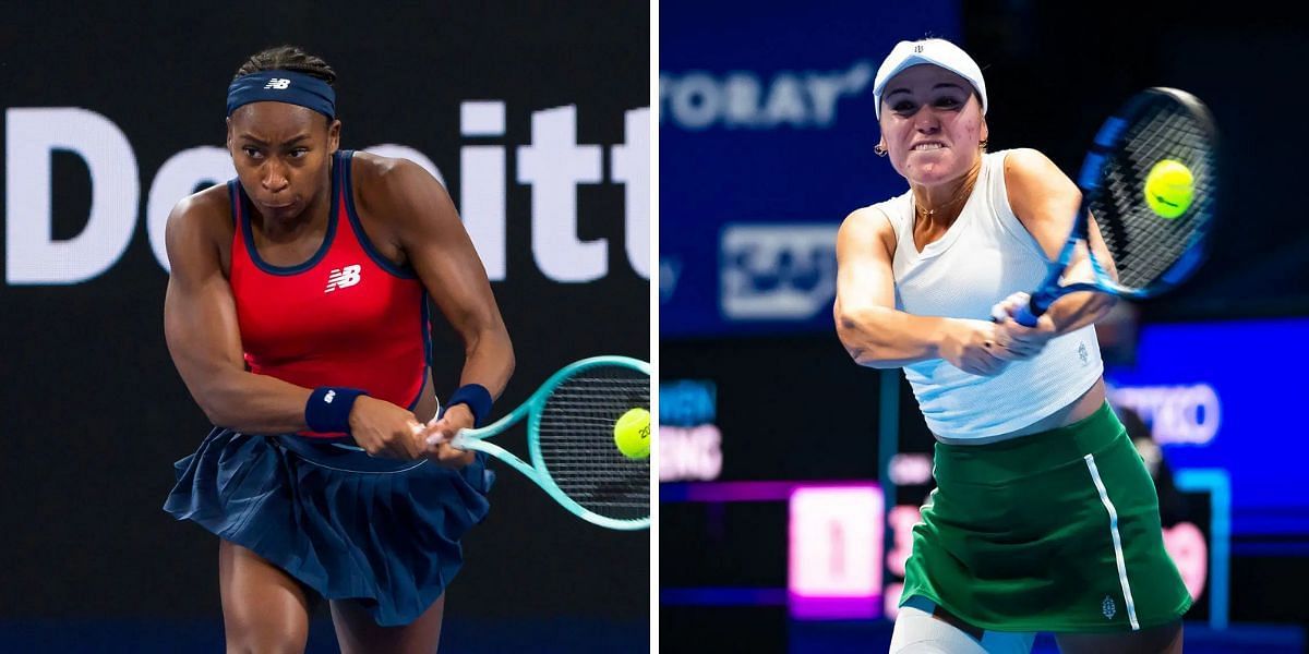 Coco Gauff (L) vs Sofia Kenin (R) at the Australian Open 2025, (Source: Getty Images)