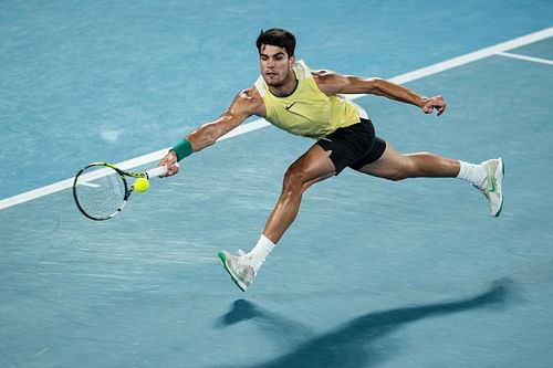 Alcaraz at the 2024 Australian Open [Image Source: Getty Images]