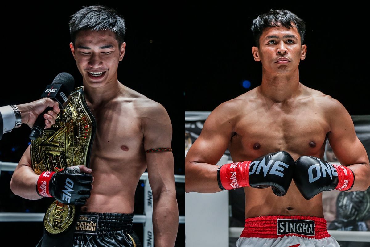 (From left) Tawanchai PK Saenchai and Superbon renew their rivalry at ONE 170.