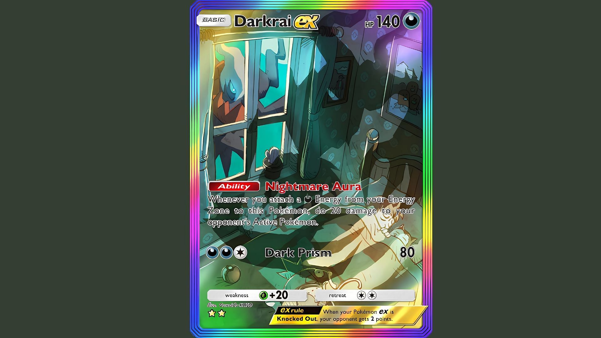 Darkrai ex (Image via The Pokemon Company)