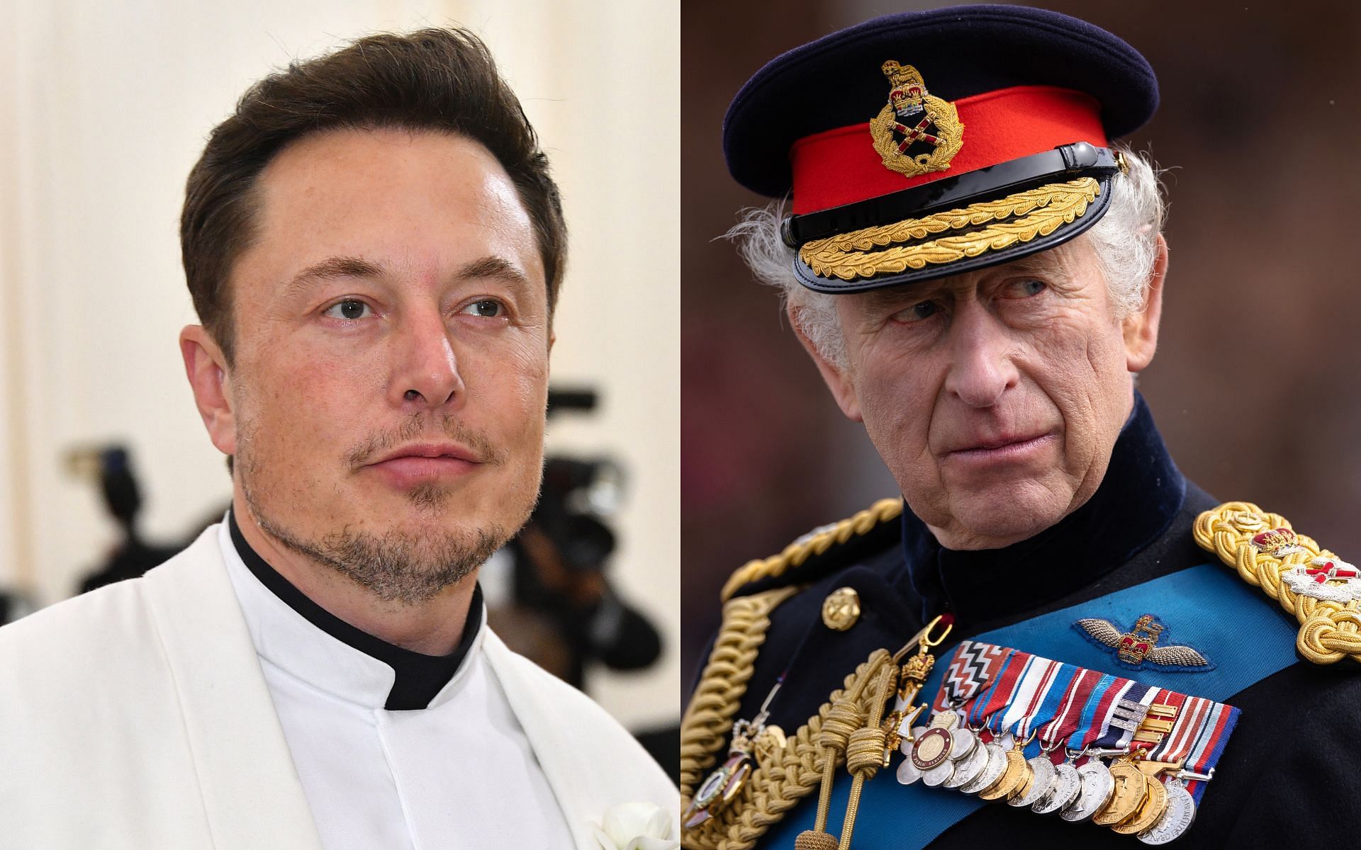 Elon Musk (left) has called upon King Charles III (right) to intervene in the reported U.K. grooming gang scandal [Images courtesy: Getty Images]