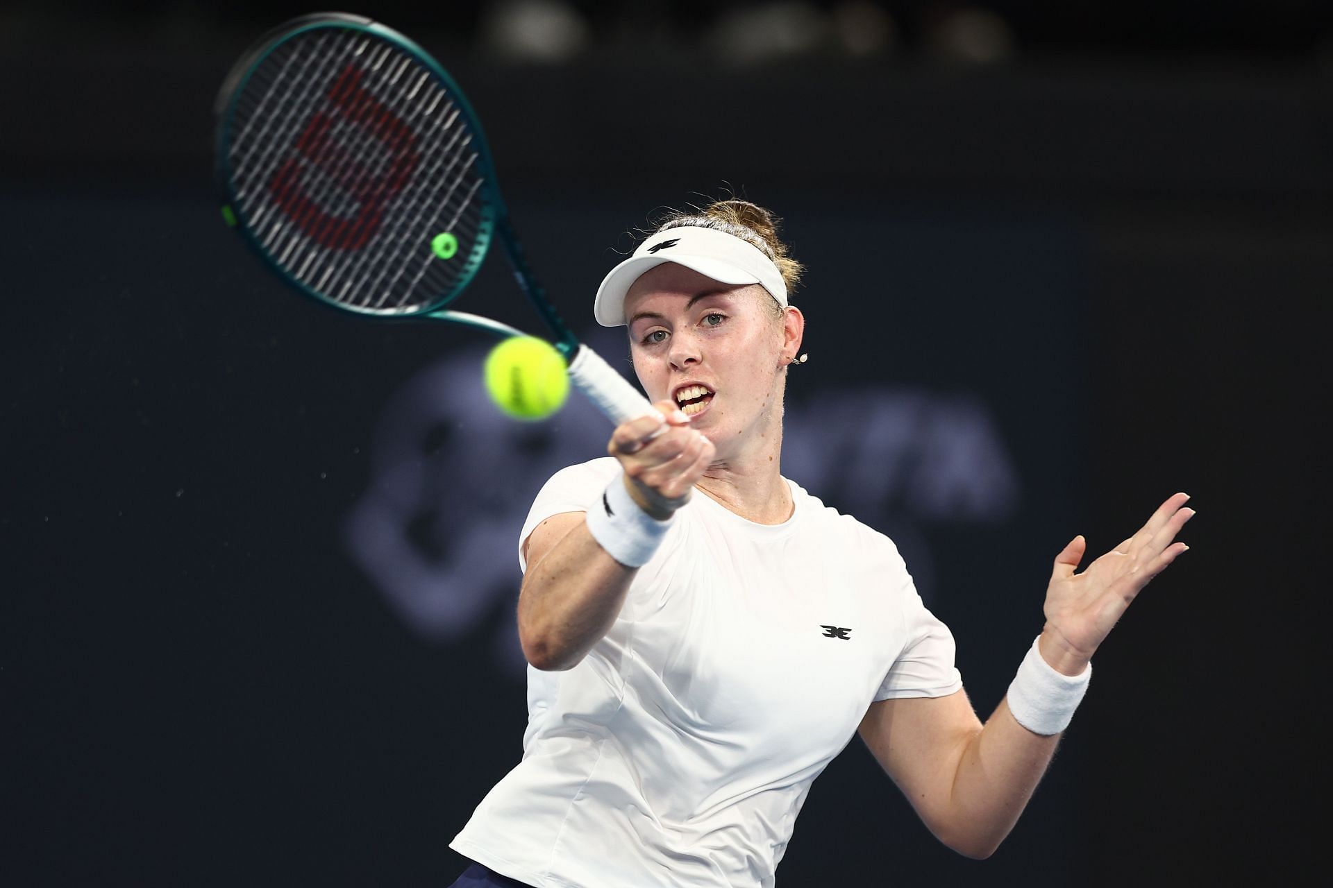 Talia Gibson on Day 1 of the 2025 Brisbane International: - Source: Getty