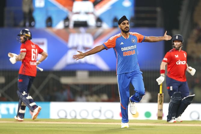 Arshdeep Singh dismisses Phil Salt in the first over for the second consecutive time during IND vs ENG 2025 2nd T20I [Watch]