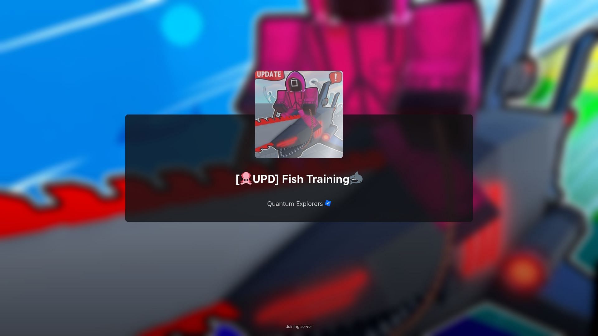 Roblox Fish Training