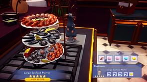 How to make Large Seafood Platter in Disney Dreamlight Valley