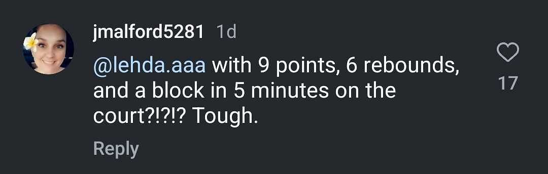 A fan reacts to the Gamecocks&#039; performance. (Instagram/@gamecockwbb)