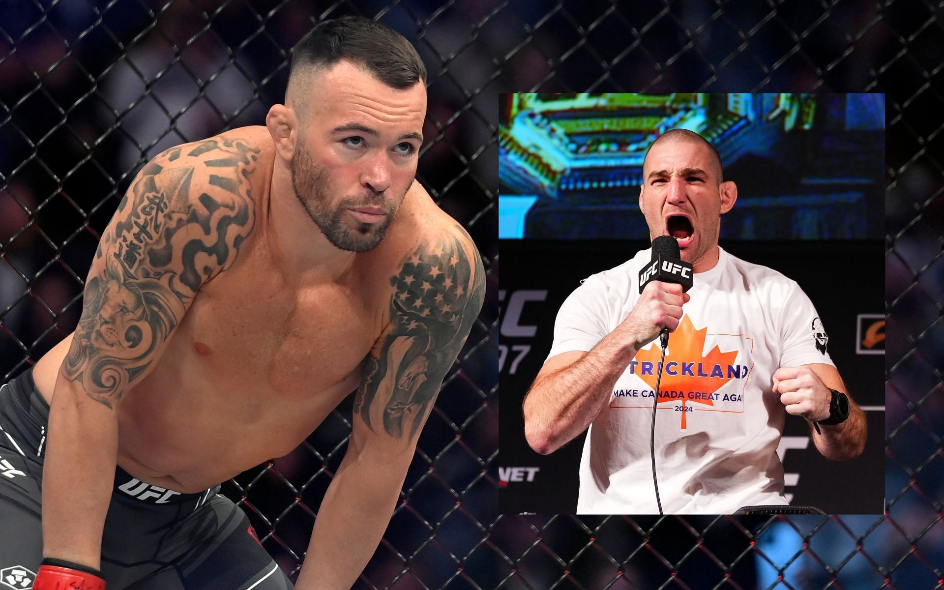 Colby Covington previews fight against Sean Strickland. [Images courtesy: Getty]