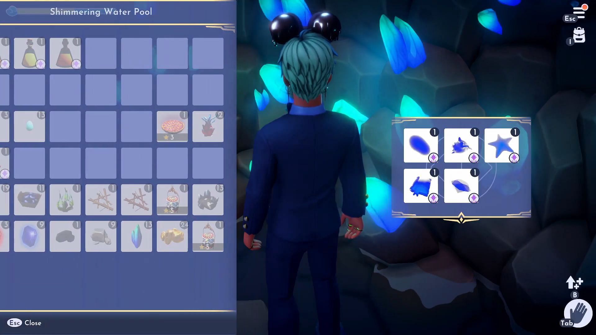 Blue items are required for the Shimmering Pool (Image via Gameloft || YouTube/@Serroh)