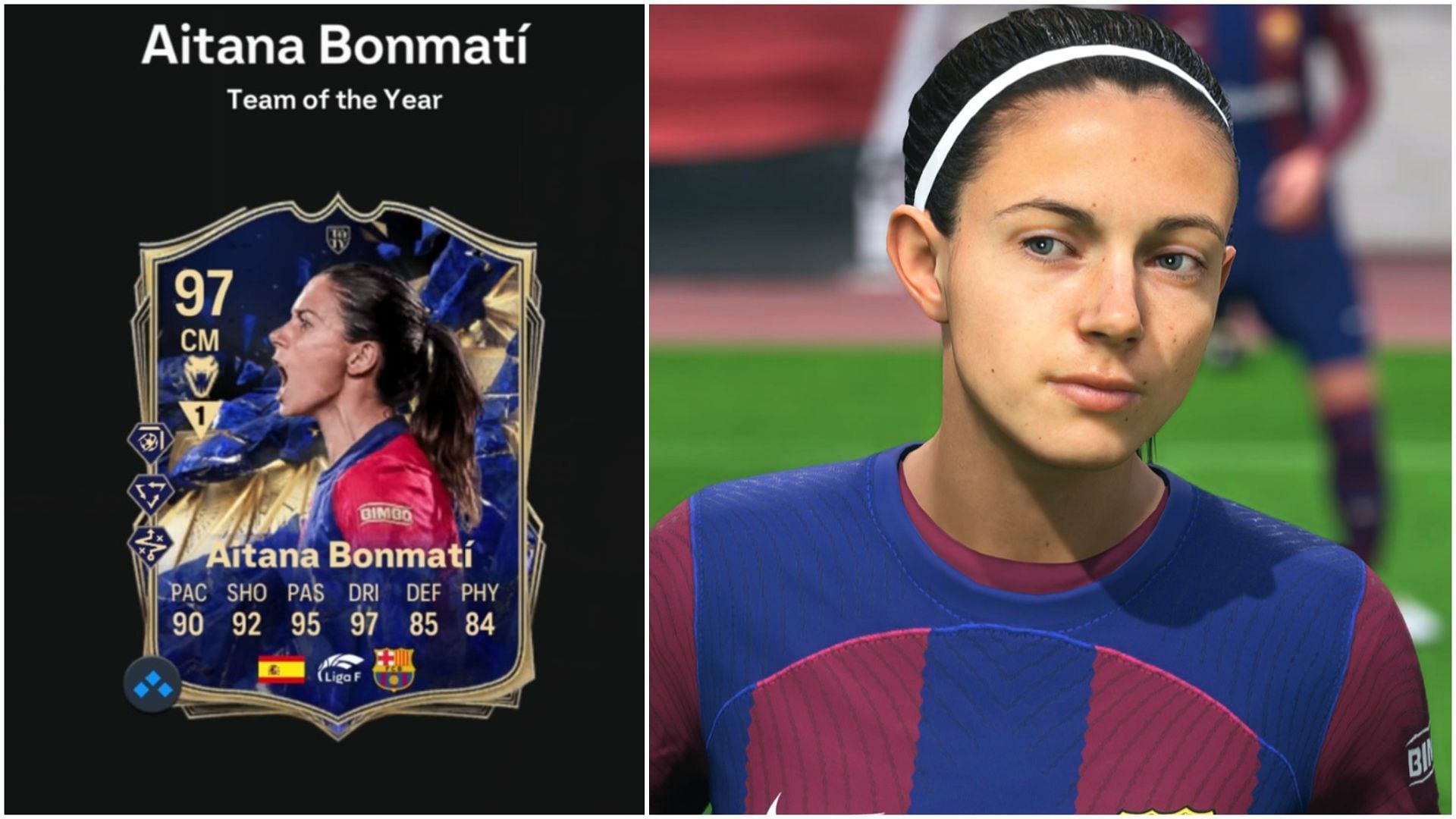 TOTY Bonmati is now available (Images via EA Sports)