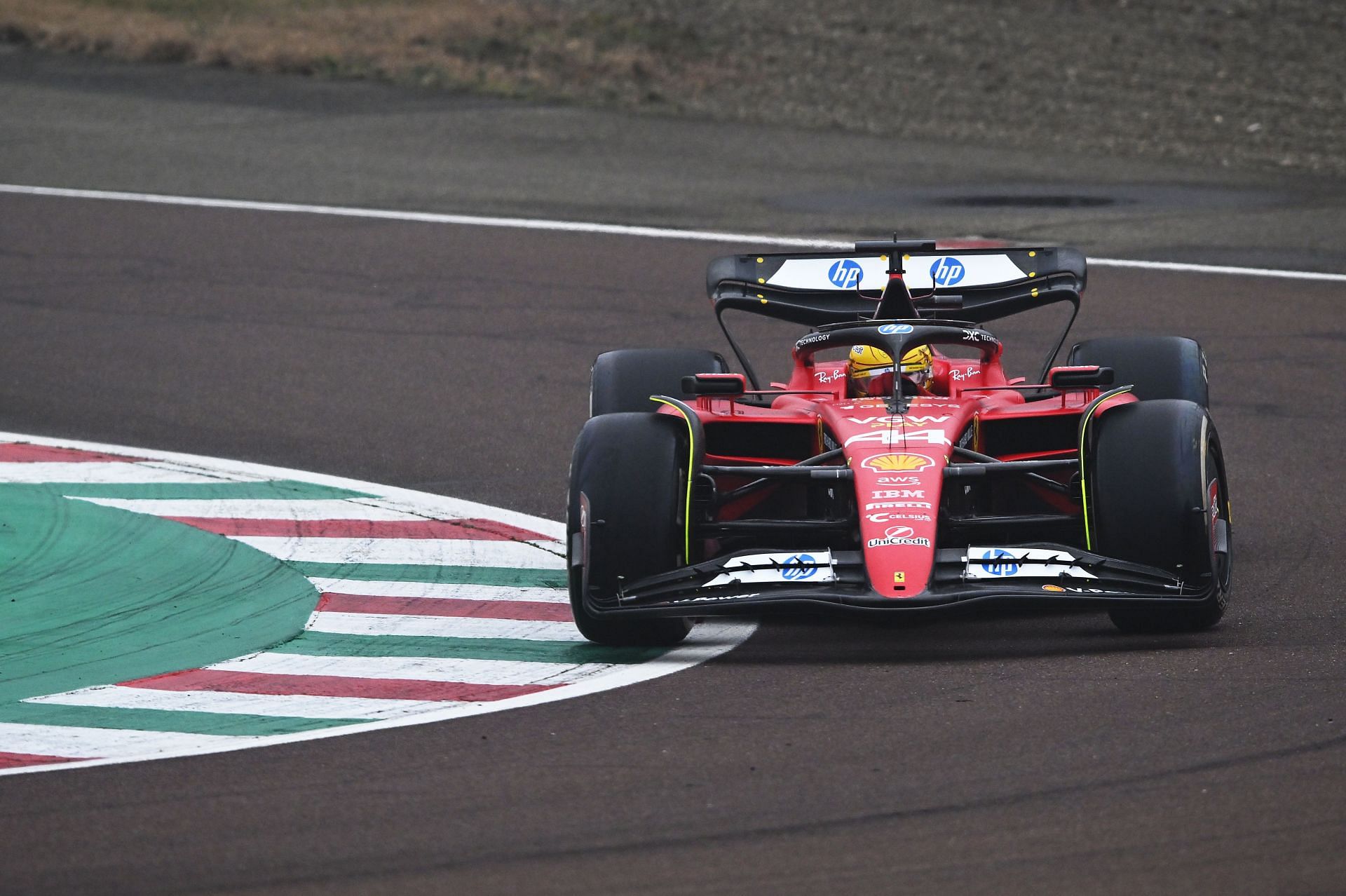 Lewis Hamilton tests for Ferrari - Source: Getty