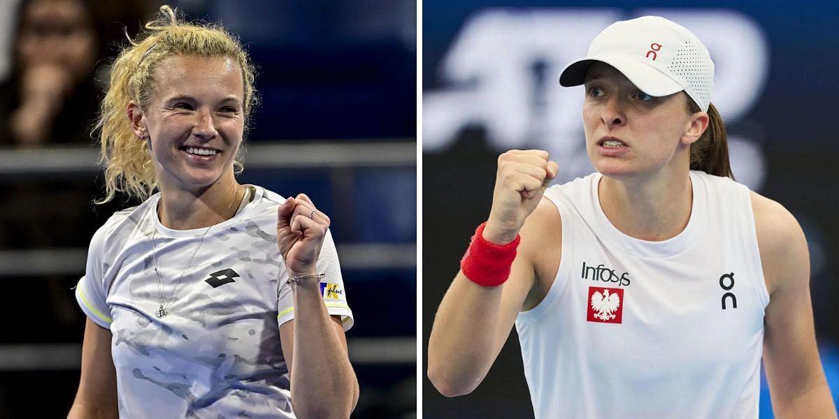 Iga Swiatek and Katerina Siniakova will face each other for the first time.