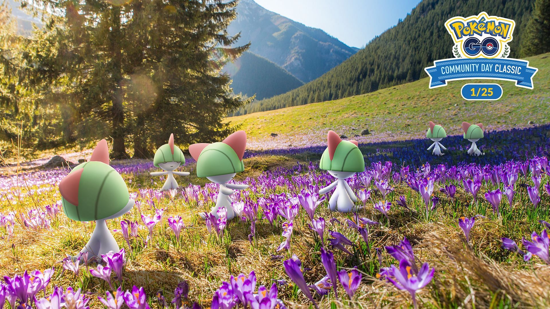 Ralts will appear in large numbers during the event (Image via TPC)