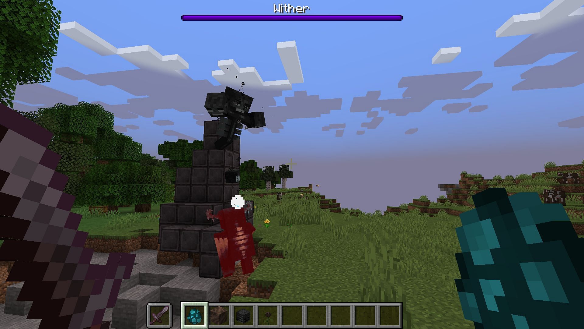 The Wither is a terrifying Minecraft mob (Image via Mojang Studios)