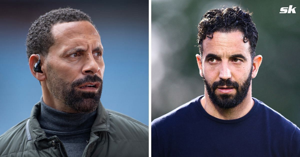 Rio Ferdinand (left) and Ruben Amorim (right)