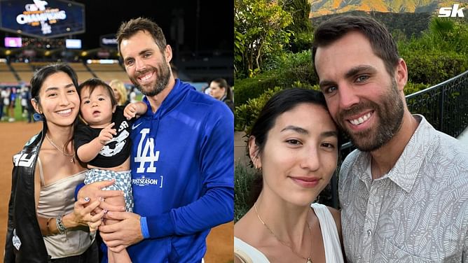 Walker Buehler's wife McKenzie and Alex Vesia's spouse Lexi drop 1-word reactions to Chris Taylor and partner Mary's adorable family moments
