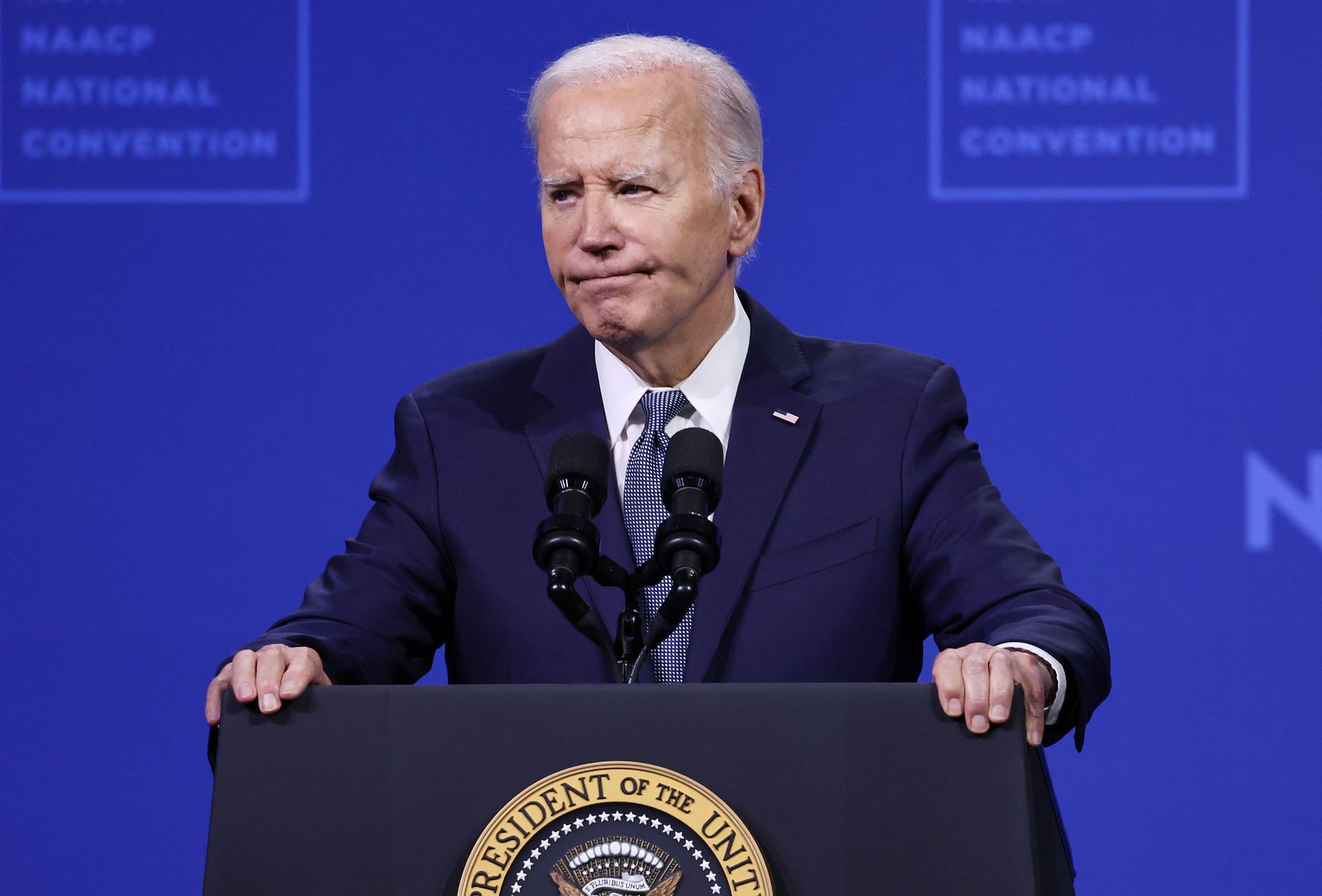 President Biden Addresses NAACP Convention In Las Vegas - Source: Getty