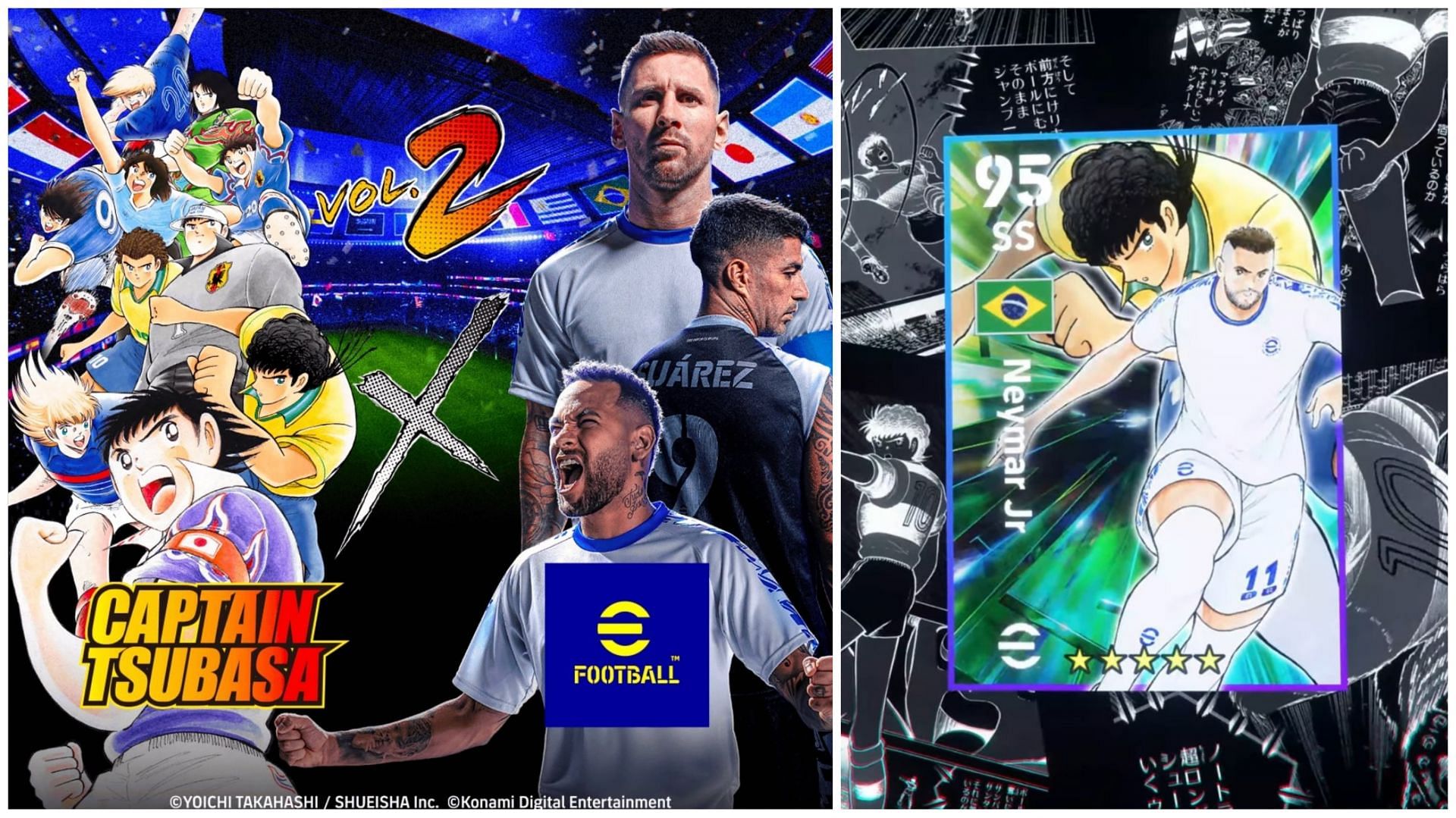 eFootball x Captain Tsubasa Collaboration Campaign Volume 2 is now live (Images via Konami)