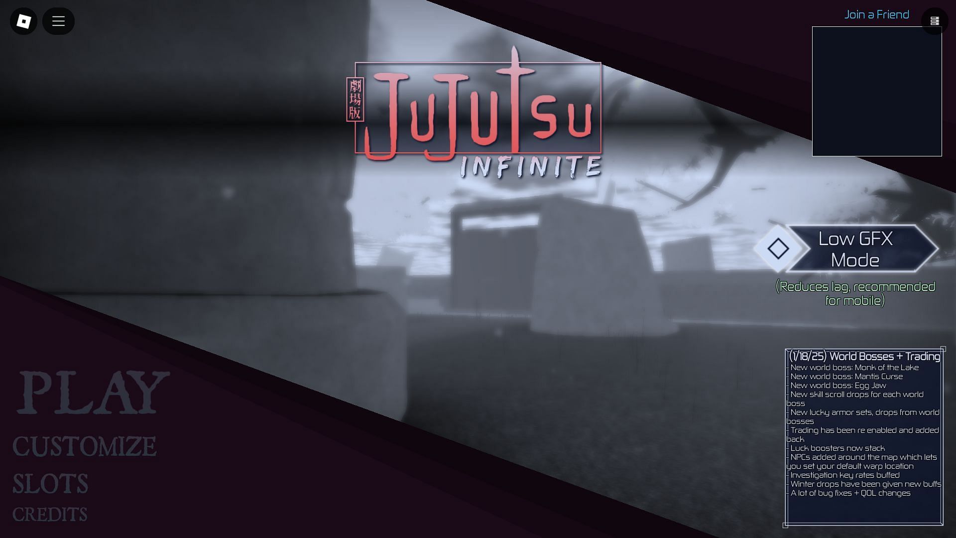 Roblox Jujutsu Infinite