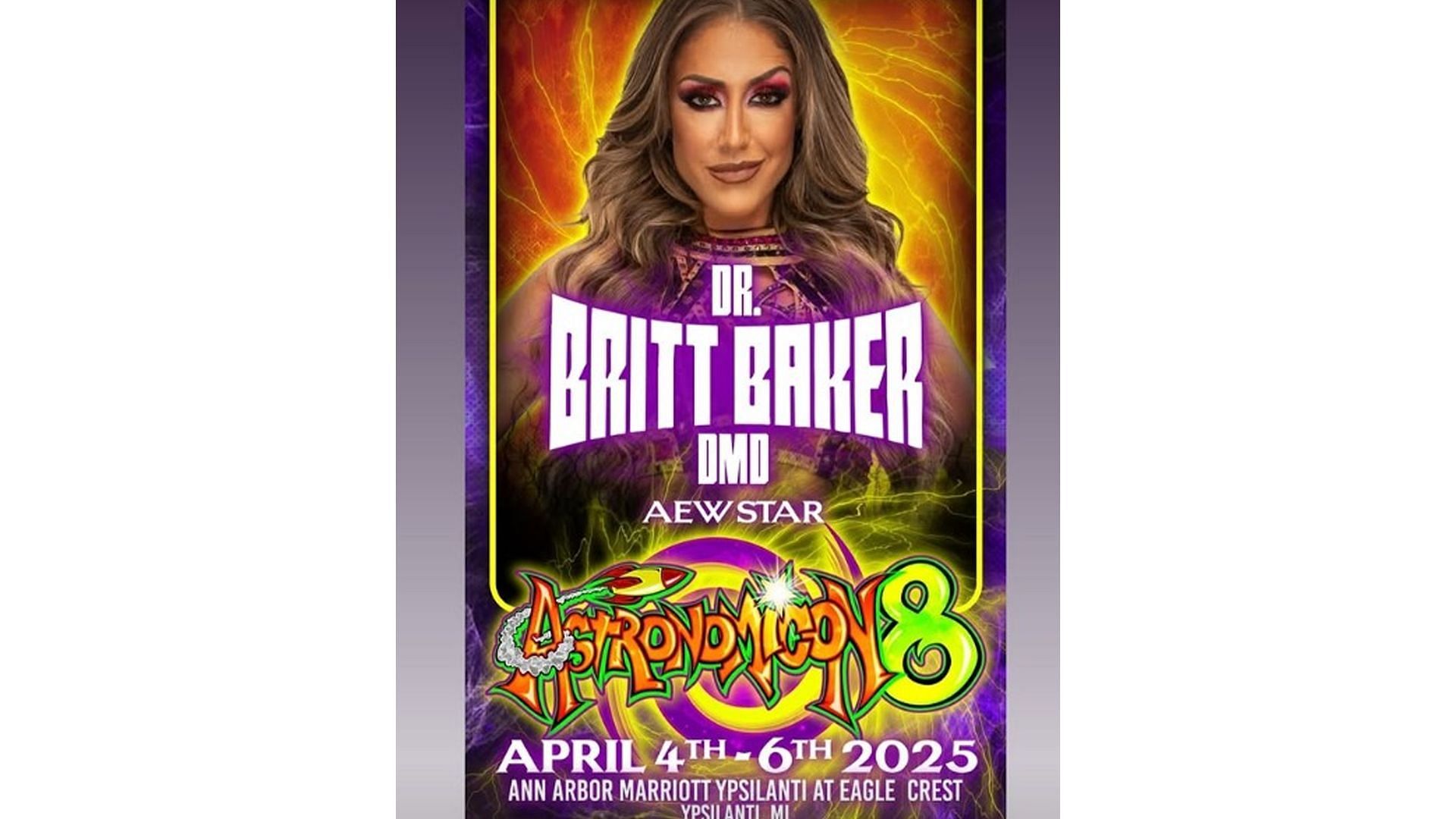 Baker set for Astronomicon 8 (Image via Baker&#039;s Instagram Story)