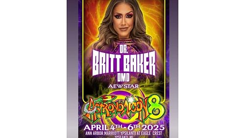 Baker set for Astronomicon 8 (Image via Baker's Instagram Story)