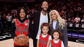 Kenatavious Caldwell-Pope's wife McKenzie, Draymond Green's partner & more send love to Derrick Rose's wife's wholesome tribute