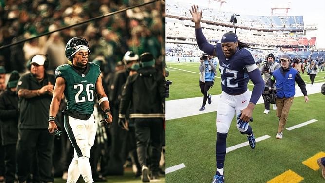 Saquon Barkley makes feelings clear as Derrick Henry threatens Eagles RB's 2024 rushing title