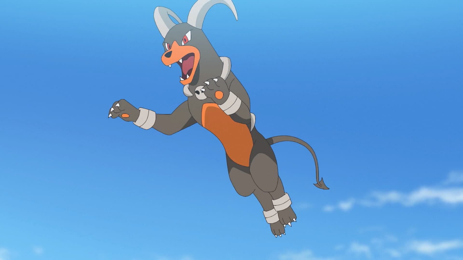 Houndoom as seen in the anime (Image via The Pokemon Company)