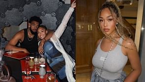 Karl-Anthony Towns' partner Jordyn Woods enjoys solo date night with 3-word reaction