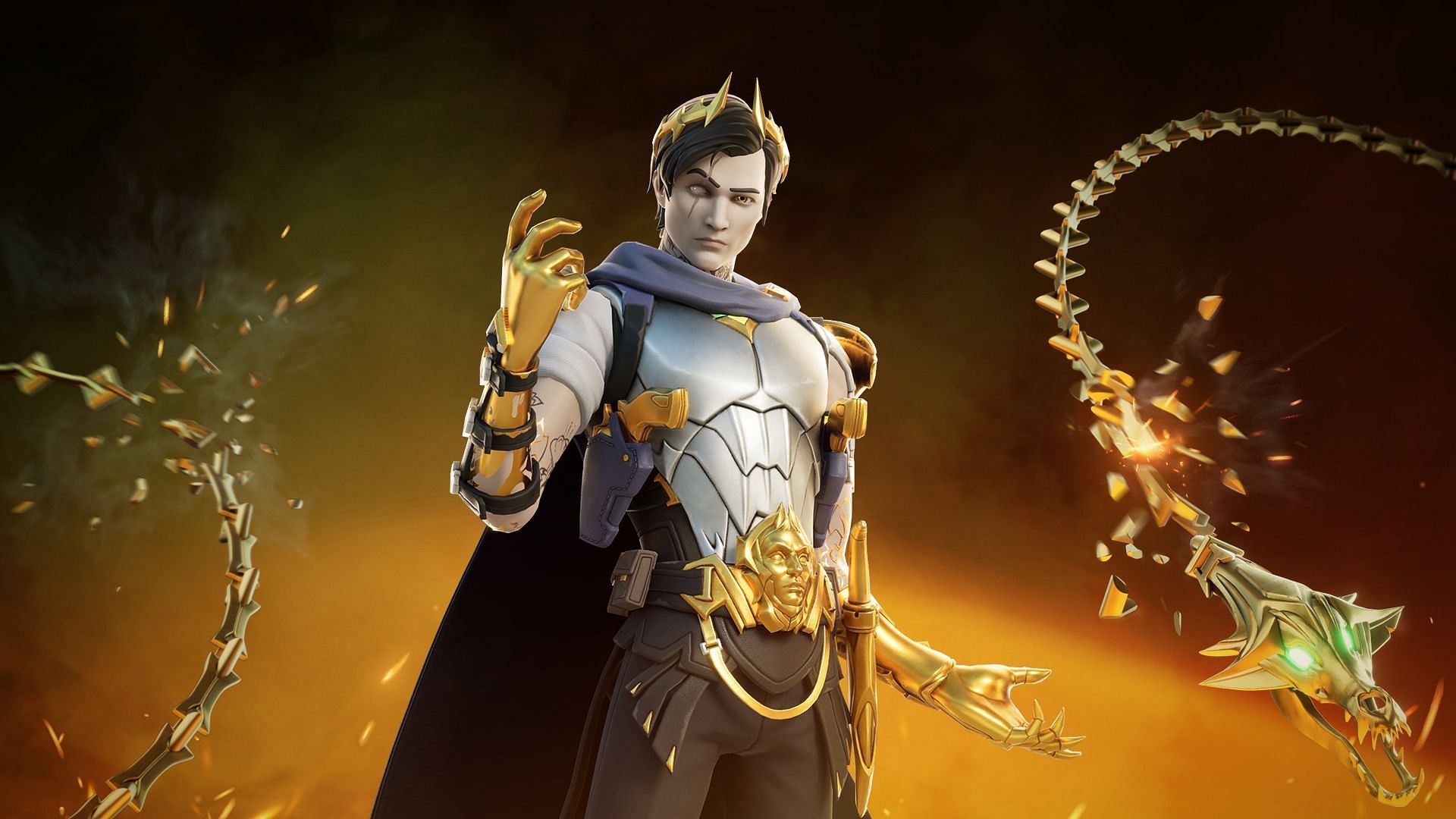 The Ascendant Midas skin is now in Fortnite (Image via Epic Games)