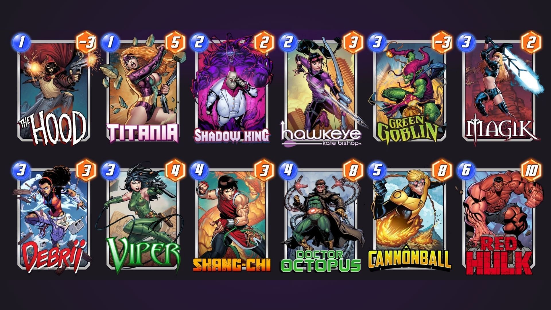 The Debris Dominance deck is a junk-oriented Marvel Snap Shang-Chi deck (Image via Nuverse)