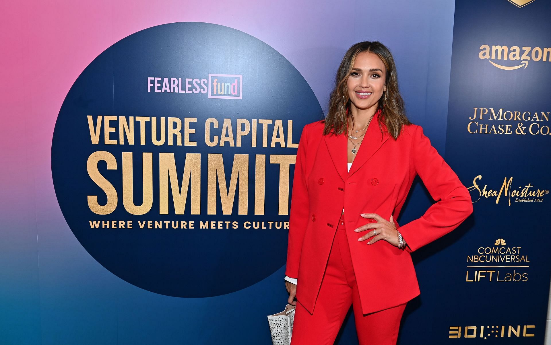 Jessica in Third Annual Fearless VC Summit (Image via Getty)