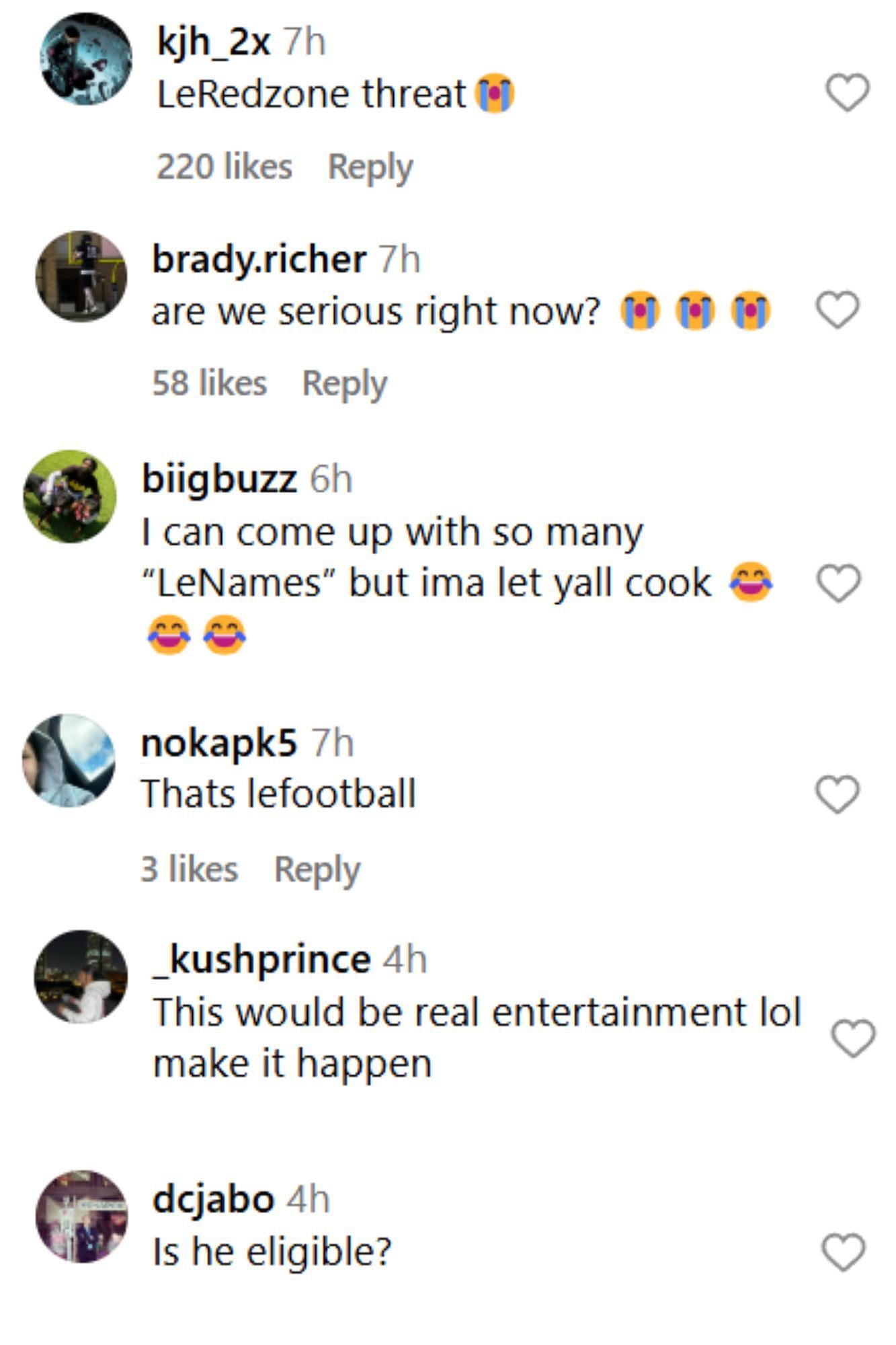 Fan Reactions On Ryan Day comments( @overtimeszn / Instagram)