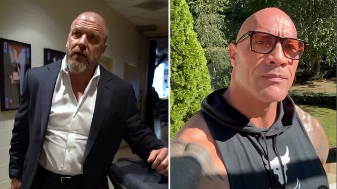 WWE star sends a message to Triple H and The Rock after leaving RAW