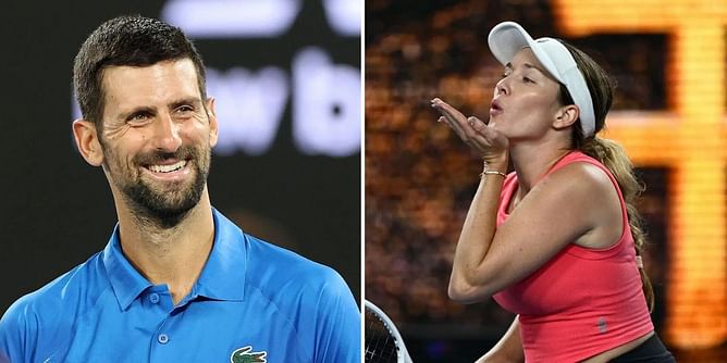 Danielle Collins gives shoutout to Novak Djokovic as Serb says he is her 'big fan' after Australian Open crowd controversy
