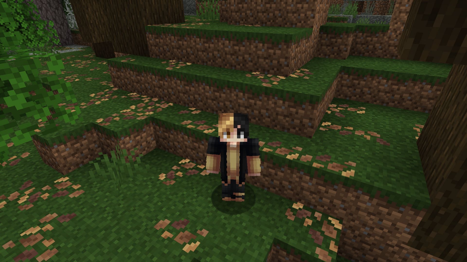 Minecraft snapshot 25w03a allows leaf litter to be used as compost material (Image via Mojang Studios)