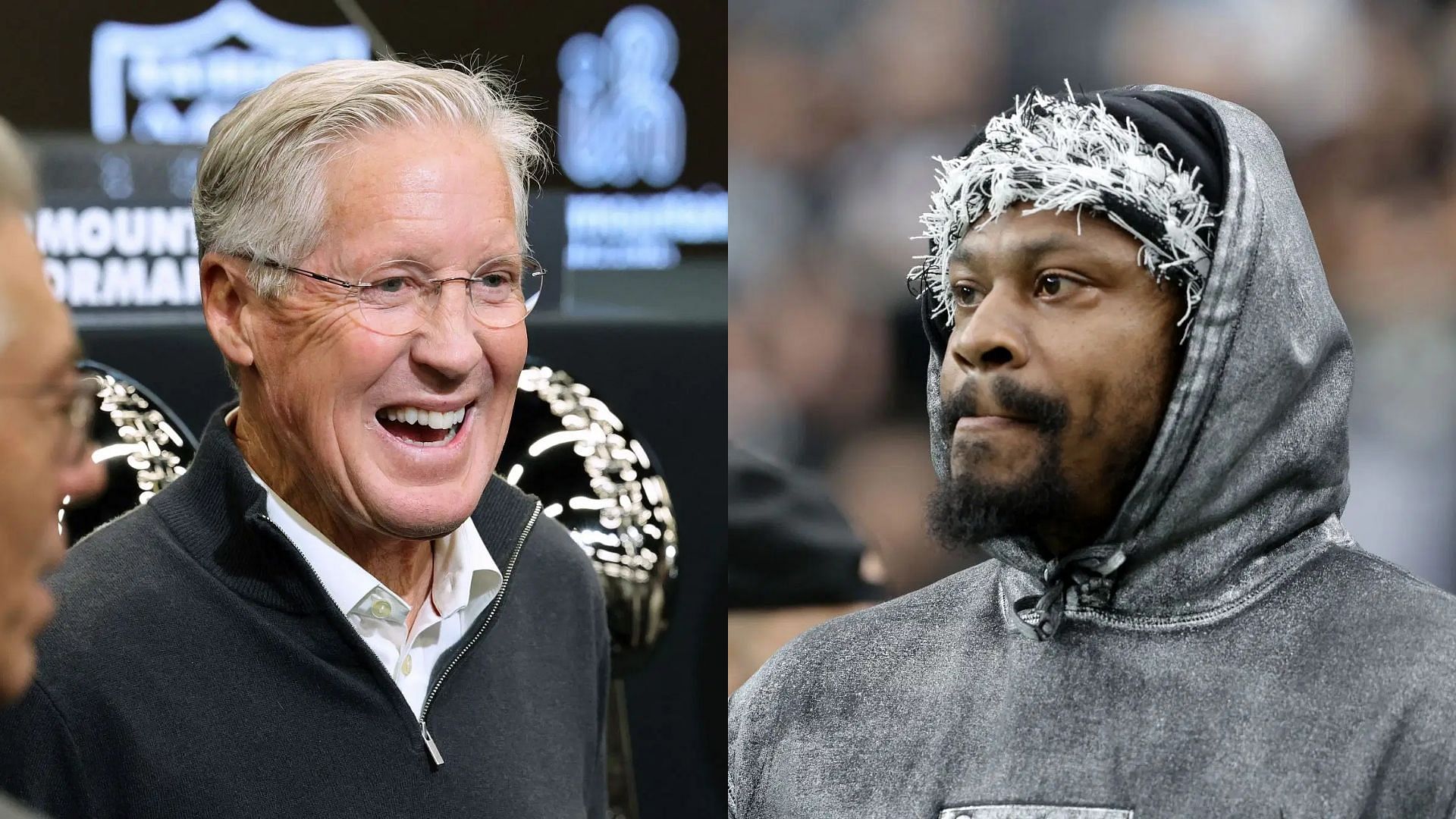 Marshawn Lynch makes a guest appearance at Pete Carroll