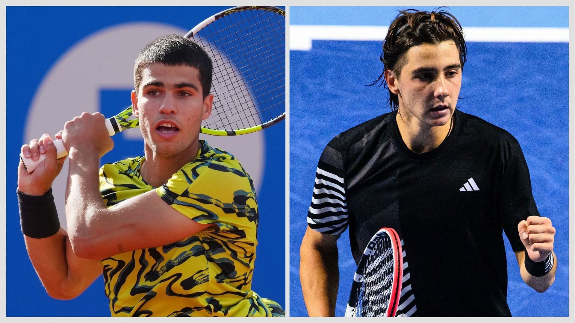 Carlos Alcaraz vs Alexander Shevchenko is one of the first-round matches at the Australian Open 2025. (Photos: Getty)