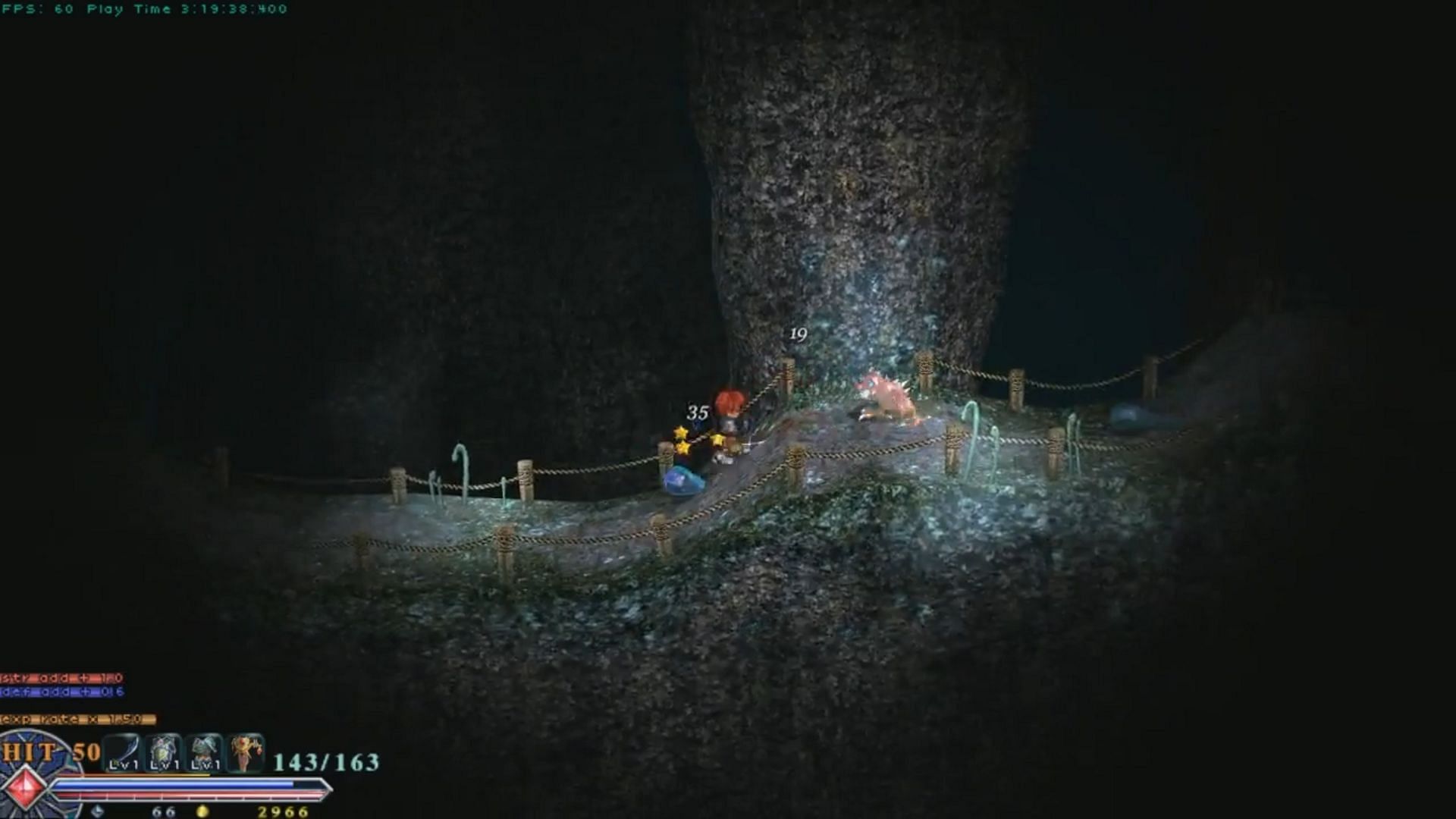 The Abandoned Mine in Ys Memoire The Oath in Felghana (Image via Marvelous/XSEED)