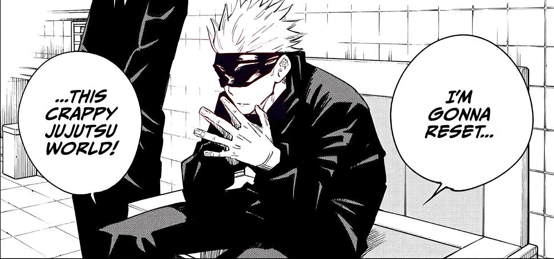 Gojo&#039;s plan to change the world of Jujutsu Kaisen (Image via Shueisha).