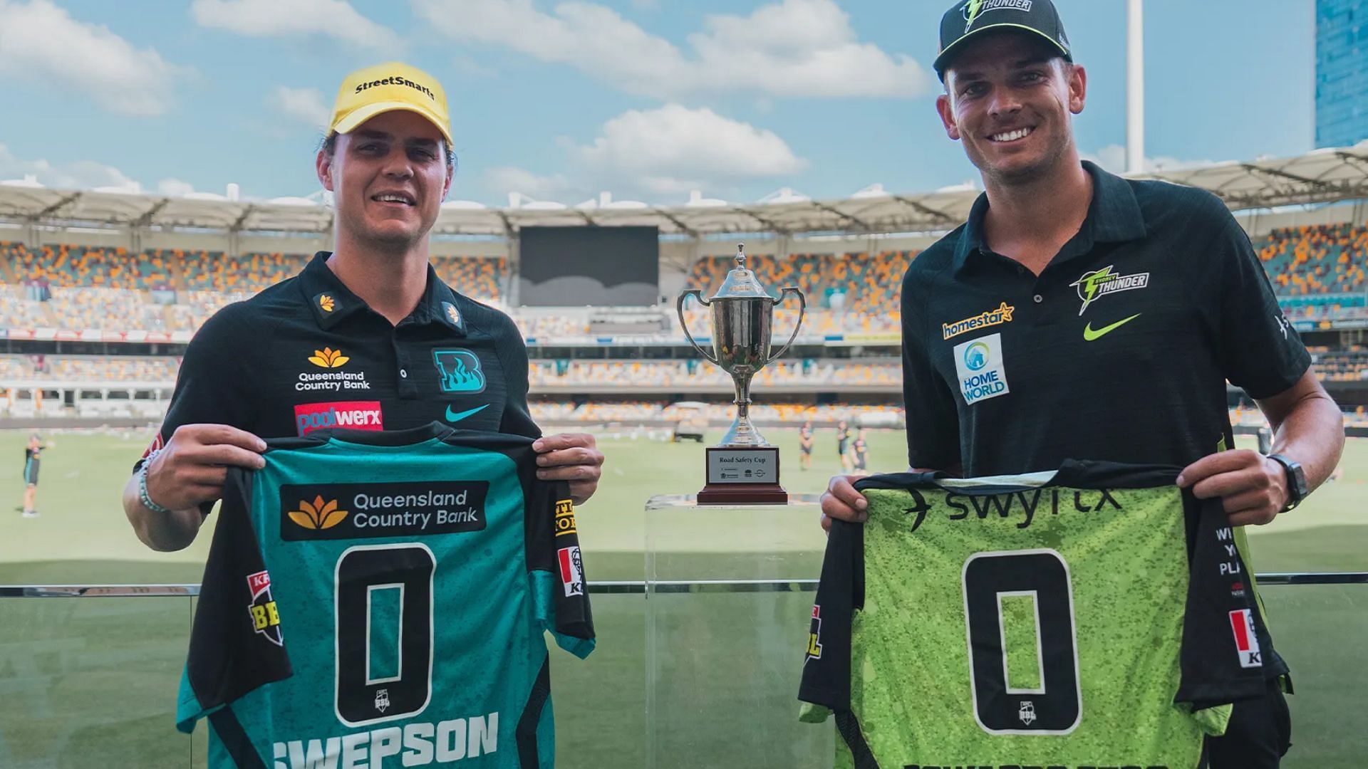 Why are Chris Green & Mitch Swepson wearing number ‘0’ in today’s Heat vs Thunder BBL 2024-25 match?