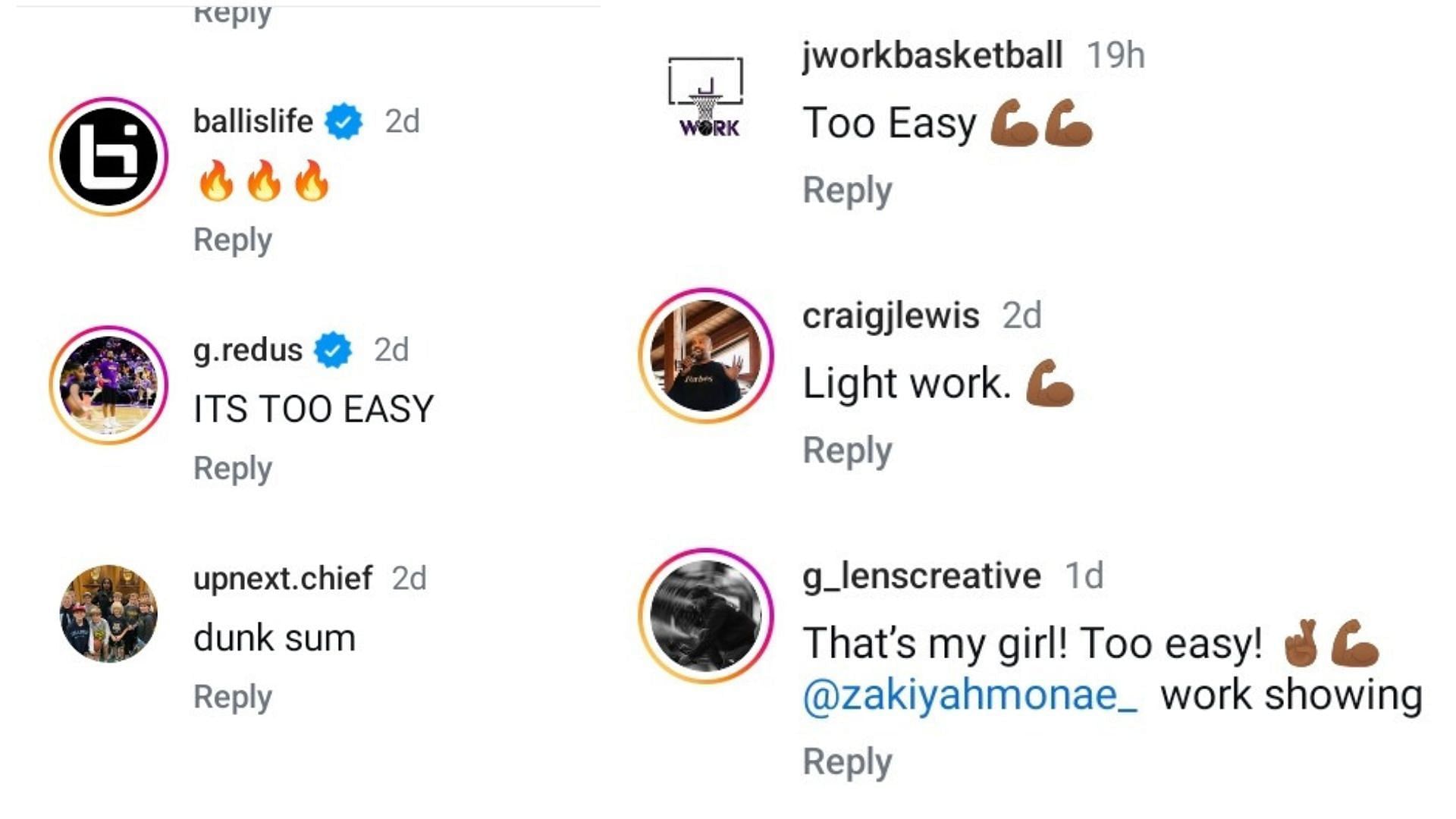 Kim Mulkey&#039;s assistant coach shares 3-word reaction to 4-star commit ZaKiyah Johnson&#039;s impressive performance. (Image vis Instagram @ballislifewbb)