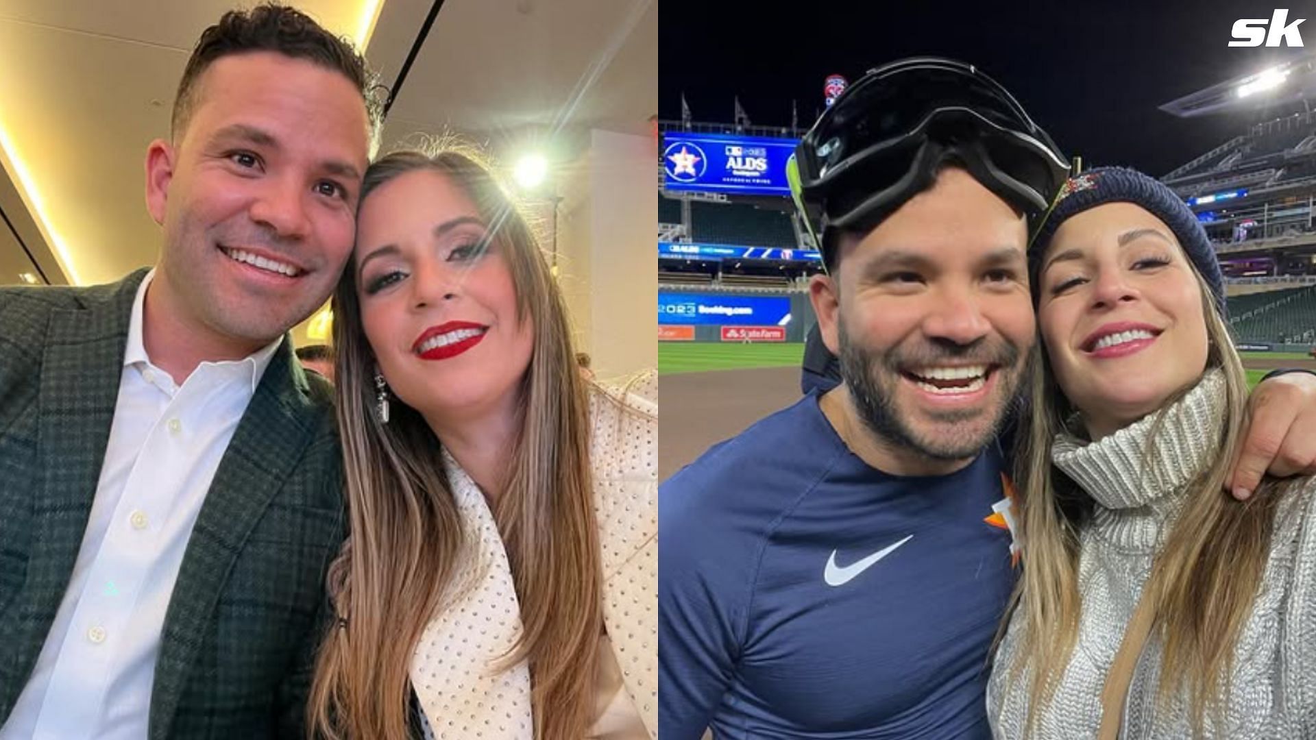 Jose Altuve and his wife Nina enjoy a romantic dinner date (Image Source: Instagram/ @neenaaltuve27)